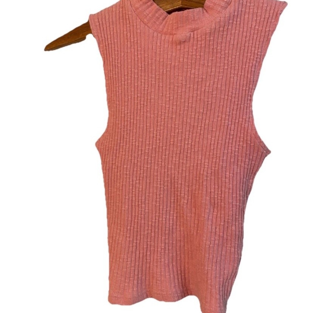 Forever 21 Ribbed Tank Top - Coral
